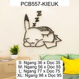  Tranh mica EPeBen dán tường nổi 3d hình Pikachu vàngTrang Trí Phòng Cho Bé,Mẫu Giáo, Lớp Học 