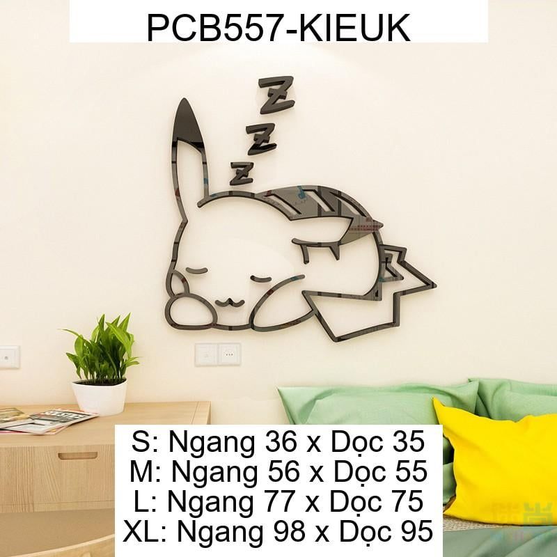  Tranh mica EPeBen dán tường nổi 3d hình Pikachu vàngTrang Trí Phòng Cho Bé,Mẫu Giáo, Lớp Học 