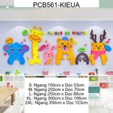  Tranh mica EPeBen dán tường nổi 3d hình Động Vật Vui Chơi Trang Trí Phòng Cho Bé,Mẫu Giáo, Lớp Học 
