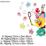  Tranh mica EPeBen dán tường nổi 3d hình SpongeBob  Trang Trí Phòng Cho Bé,Mẫu Giáo, Lớp Học 