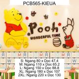  Tranh mica EPeBen dán tường nổi 3d hình Gấu POOH  Trang Trí Phòng Cho Bé,Mẫu Giáo, Lớp Học 