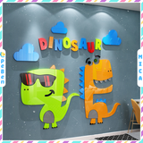 Tranh mica EPeBen dán tường nổi 3d hình Khủng Long Đáng iu decor trang trí Phòng ngủ cho bé, Mầm non 