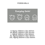  Tranh Mica EPeBen dán tường nổi 3d Everyday Smile trang trí Phòng cho bé, Phòng ngủ, Mẫu giáo 