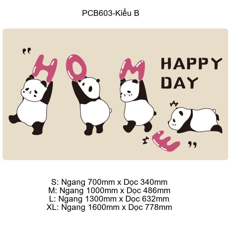  Tranh Mica EPeBen dán tường nổi 3d Gấu Trúc Happy Day trang trí Phòng cho bé, Phòng ngủ, Mẫu giáo 