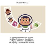  Tranh Mica EPeBen dán tường nổi 3d Hoạt Hình  trang trí Phòng cho bé, Phòng ngủ, Mẫu giáo 