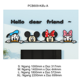  Tranh Mica EPeBen dán tường nổi 3d Mickey Và Những Người Bạn  trang trí Phòng cho bé, Phòng ngủ, Mẫu giáo 