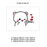  Tranh Mica EPeBen dán tường nổi 3d Thỏ Gấu Đánh Yêu trang trí Phòng cho bé, Phòng ngủ, Mẫu giáo 