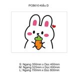  Tranh Mica EPeBen dán tường nổi 3d Thỏ Gấu Đánh Yêu trang trí Phòng cho bé, Phòng ngủ, Mẫu giáo 