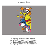  Tranh Mica EPeBen dán tường nổi 3d Gấu Pooh  trang trí Phòng cho bé, Phòng ngủ, Mẫu giáo 