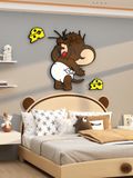  Tranh Mica EPeBen dán tường nổi 3d Chú Chuộc Nhỏ  trang trí Phòng Tắm,Phòng Ngủ 