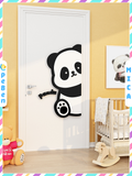  Tranh Mica EPeBen dán tường nổi 3d Gấu Trúc  trang trí Phòng cho bé, Phòng ngủ, Mẫu giáo 