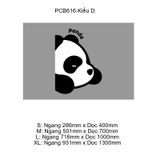  Tranh Mica EPeBen dán tường nổi 3d Gấu Trúc  trang trí Phòng cho bé, Phòng ngủ, Mẫu giáo 