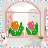  Tranh Mica EPeBen dán tường nổi 3d Bông Hoa  trang trí Phòng cho bé, Phòng ngủ, Mẫu giáo 