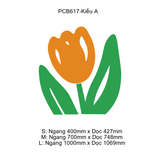  Tranh Mica EPeBen dán tường nổi 3d Bông Hoa  trang trí Phòng cho bé, Phòng ngủ, Mẫu giáo 