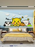  Tranh Mica EPeBen dán tường nổi 3d Những Chú Gấu trang trí Phòng cho bé, Phòng ngủ, Mẫu giáo 