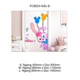  Tranh Mica EPeBen dán tường nổi 3d Thỏ Hello trang trí Phòng cho bé, Phòng ngủ, Mẫu giáo 