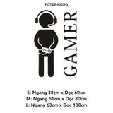  Tranh mica dán tường Nhân Vật Trong Game Tay Cầm trang trí Phòng Chơi Game, Quán Net 