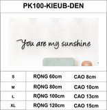  Tranh mica EPeBen dán tường nổi 3d hình Chữ nghệ thuật La vita, Sunshine decor trang trí phòng khách, nhà cửa 