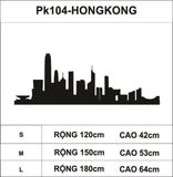  Tranh mica EPeBen dán tường nổi 3d hình thành phố tối giản hiện đại decor trang trí phòng khách, nhà cửa 