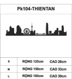  Tranh mica EPeBen dán tường nổi 3d hình thành phố tối giản hiện đại decor trang trí phòng khách, nhà cửa 
