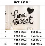  Tranh mica EPeBen dán tường nổi 3d hình Sweet Home decor trang trí nhà cửa, phòng khách, phòng ngủ 