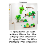  Tranh mica EPeBen dán tường nổi 3d hình Hình Chậu giàn Cây xanh Treo Tường Enjoy decor trang trí Phòng Khách, Phòng Ngủ 