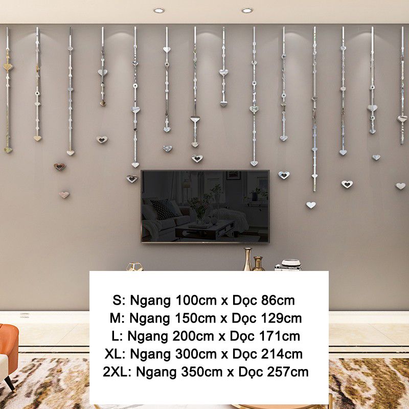  Tranh mica EPeBen dán tường nổi 3d hình Little Star mưa Sao Lãng Mạn decor trang trí Phòng Khách, Phòng Bếp, Nhà Cửa 