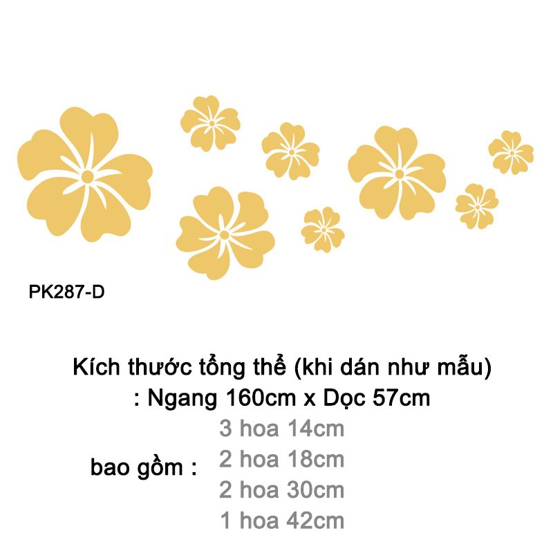  Tranh mica EPeBen dán tường nổi 3d hình Hoa Dâm Bụt Lãng Mạn decor trang trí Phòng Khách, Phòng Bếp, Nhà Cửa 
