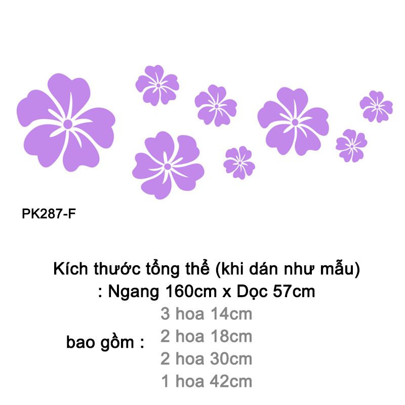  Tranh mica EPeBen dán tường nổi 3d hình Hoa Dâm Bụt Lãng Mạn decor trang trí Phòng Khách, Phòng Bếp, Nhà Cửa 