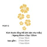  Tranh mica EPeBen dán tường nổi 3d hình Hoa Dâm Bụt Lãng Mạn decor trang trí Phòng Khách, Phòng Bếp, Nhà Cửa 