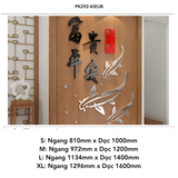  Tranh mica EPeBen dán tường nổi 3d hình cá chép Phát tài phát lộc An Khang Thịnh Vượng decor trang trí Nhà Cửa, năm mới 