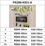  Tranh mica EPeBen dán tường nổi 3d hình Mèo Chơi Trong Vườn Cây if I know decor trang trí Nhà Cửa, Phòng Bếp 