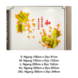  Tranh mica EPeBen dán tường nổi 3d hình Hoa Đào An Khang Thịnh Vượng Vạn Sự Như Ý decor trang trí Nhà Cửa, Phòng Bếp 