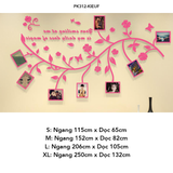  Tranh mica EPeBen dán tường nổi 3d hình khu vực treo ảnh tạo điểm nhấn cho phòng decor trang trí Phòng khách, phòng ngủ 