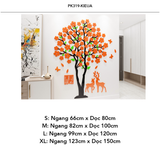 Tranh mica EPeBen dán tường nổi 3d hình Hoa mai nở rộ mùa xuân decor trang trí Phòng khách, Phòng làm việc, Cửa hàng 