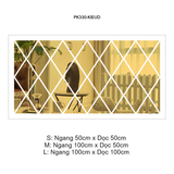  Tranh mica EPeBen dán tường nổi 3d Hình dán gương sang trọng decor trang trí Phòng làm việc, Phòng khách, Cửa hàng 