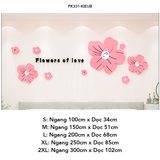  Tranh mica EPeBen dán tường nổi 3d hình Mùa Hoa Mai Tình Yêu decor trang trí Phòng khách, Phòng ngủ, Cửa hàng 
