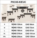  Tranh mica EPeBen dán tường nổi 3d hình Phong Cách Cổ Trung Hoa decor trang trí Quán Ăn, Nhà Hàng, Văn Phòng, Cửa hàng 