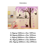  Tranh mica EPeBen dán tường nổi 3d hình Góc bình yên decor trang trí Phòng khách, Phòng ngủ, Cửa hàng, Quanh Tivi 