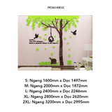  Tranh mica EPeBen dán tường nổi 3d hình Góc bình yên decor trang trí Phòng khách, Phòng ngủ, Cửa hàng, Quanh Tivi 