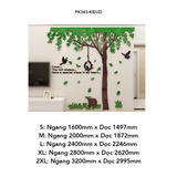  Tranh mica EPeBen dán tường nổi 3d hình Góc bình yên decor trang trí Phòng khách, Phòng ngủ, Cửa hàng, Quanh Tivi 