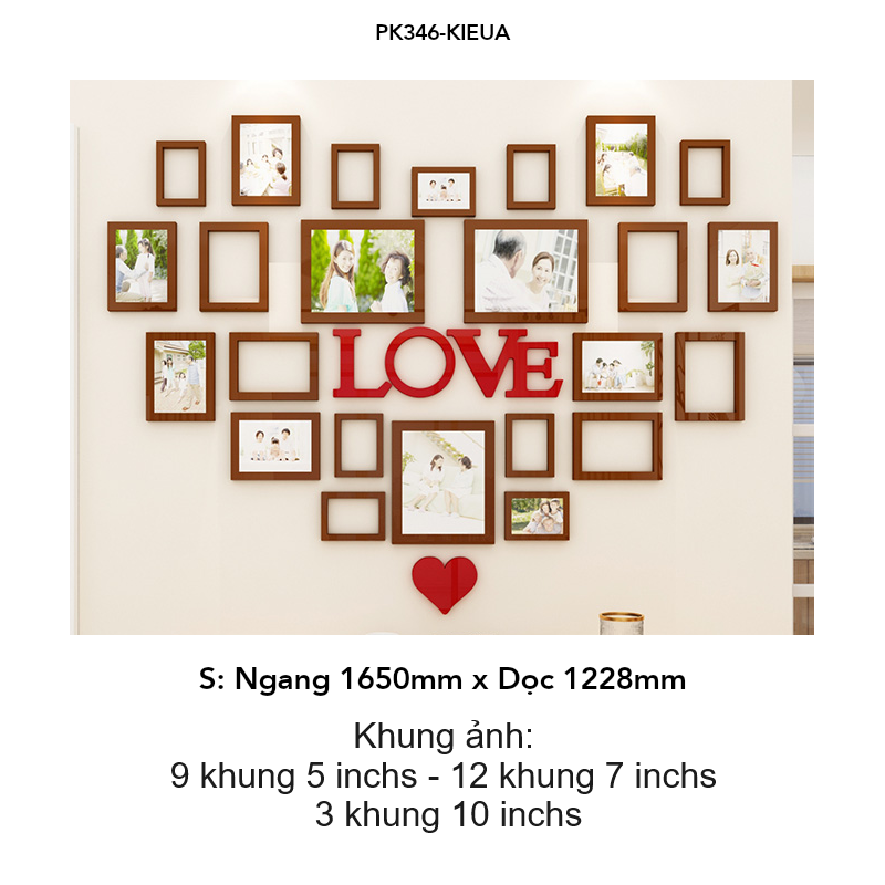  Tranh mica EPeBen dán tường nổi 3d hình Kỉ niệm tình yêu decor trang trí Phòng khách, Phòng ngủ cặp đôi, Phòng cho bé 