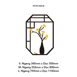  Tranh mica EPeBen dán tường nổi 3d hình Mùa Xuân Bên Cửa Sổ decor trang trí Phòng khách, Phòng làm việc, Phòng học 