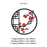  Tranh mica EPeBen dán tường nổi 3d hình Mùa Xuân Bên Cửa Sổ decor trang trí Phòng khách, Phòng làm việc, Phòng học 