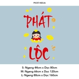  Tranh mica EPeBen dán tường nổi 3d Hình Lucky, Phát Tài, Phát Lộc trang trí Phòng Khách, Cửa Hàng, Shop Thời Trang 