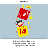  Tranh mica EPeBen dán tường nổi 3d Hình Lucky, Phát Tài, Phát Lộc trang trí Phòng Khách, Cửa Hàng, Shop Thời Trang 