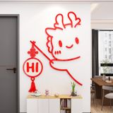  Tranh mica EPeBen dán tường nổi 3d Hình Xin Chào Quý Khách trang trí Cửa Hàng, Quán Ăn, Shop Thời Trang 
