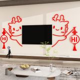 Tranh mica EPeBen dán tường nổi 3d Hình Xin Chào Quý Khách trang trí Cửa Hàng, Quán Ăn, Shop Thời Trang 