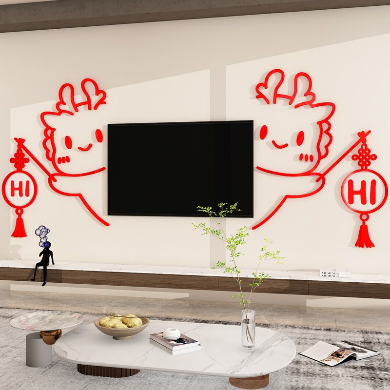  Tranh mica EPeBen dán tường nổi 3d Hình Xin Chào Quý Khách trang trí Cửa Hàng, Quán Ăn, Shop Thời Trang 