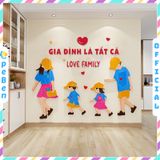  Tranh mica EPeBen dán tường nổi 3d Happy House, Love Family trang trí Phòng cho bé, Phòng khách, Nhà Bếp 